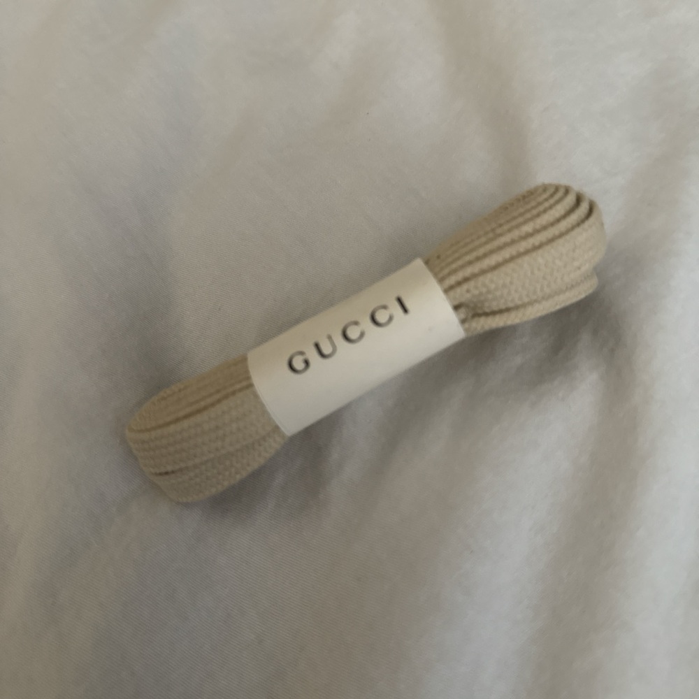 Gucci Tan Shoelaces